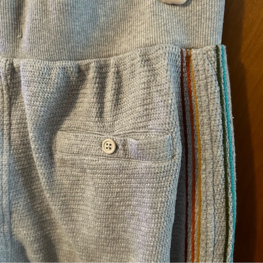 ⭐️ Faherty grey lounge pants with rainbow stripe detail - Picture 7 of 9